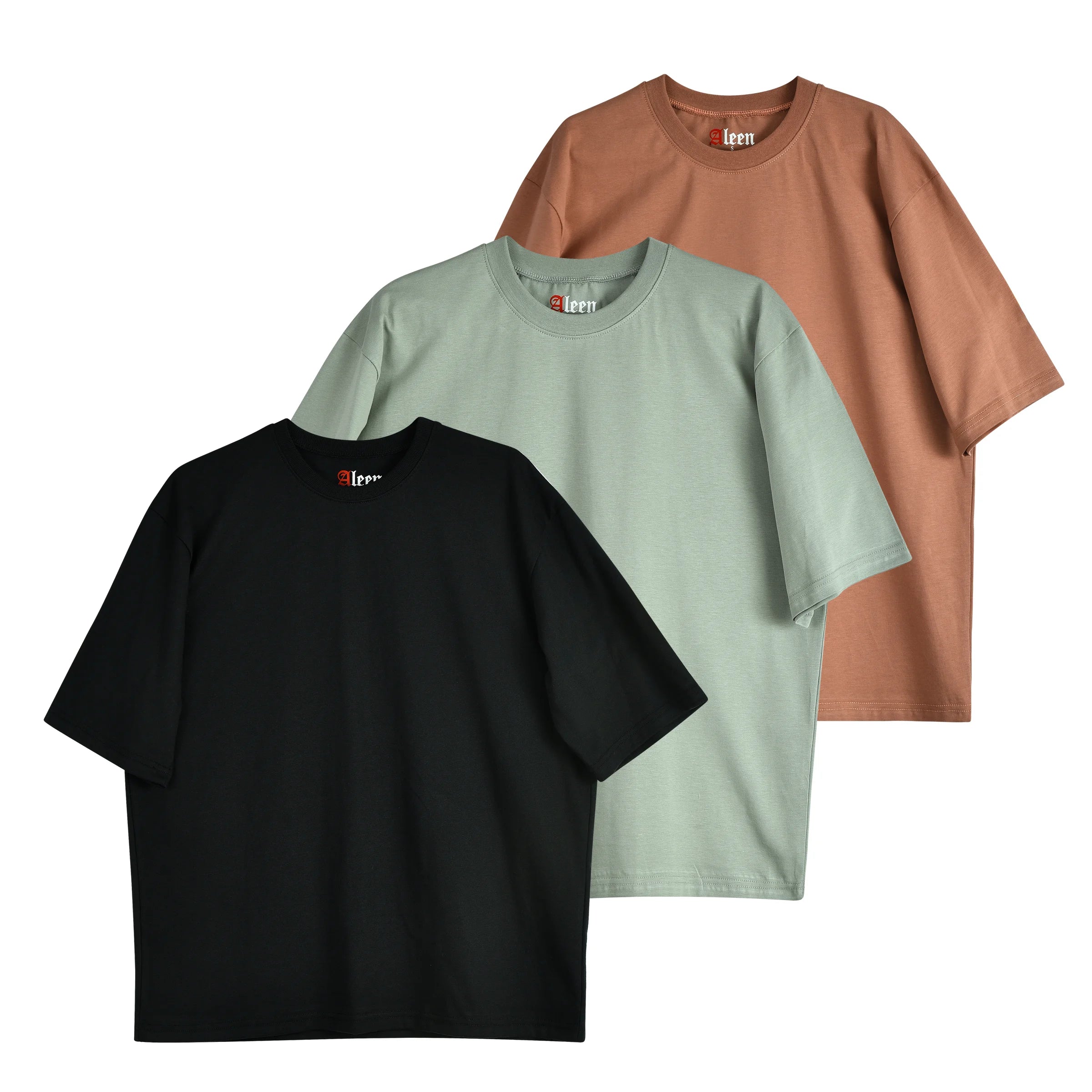 Pack of 3 Men’s cotton Oversized T shirts