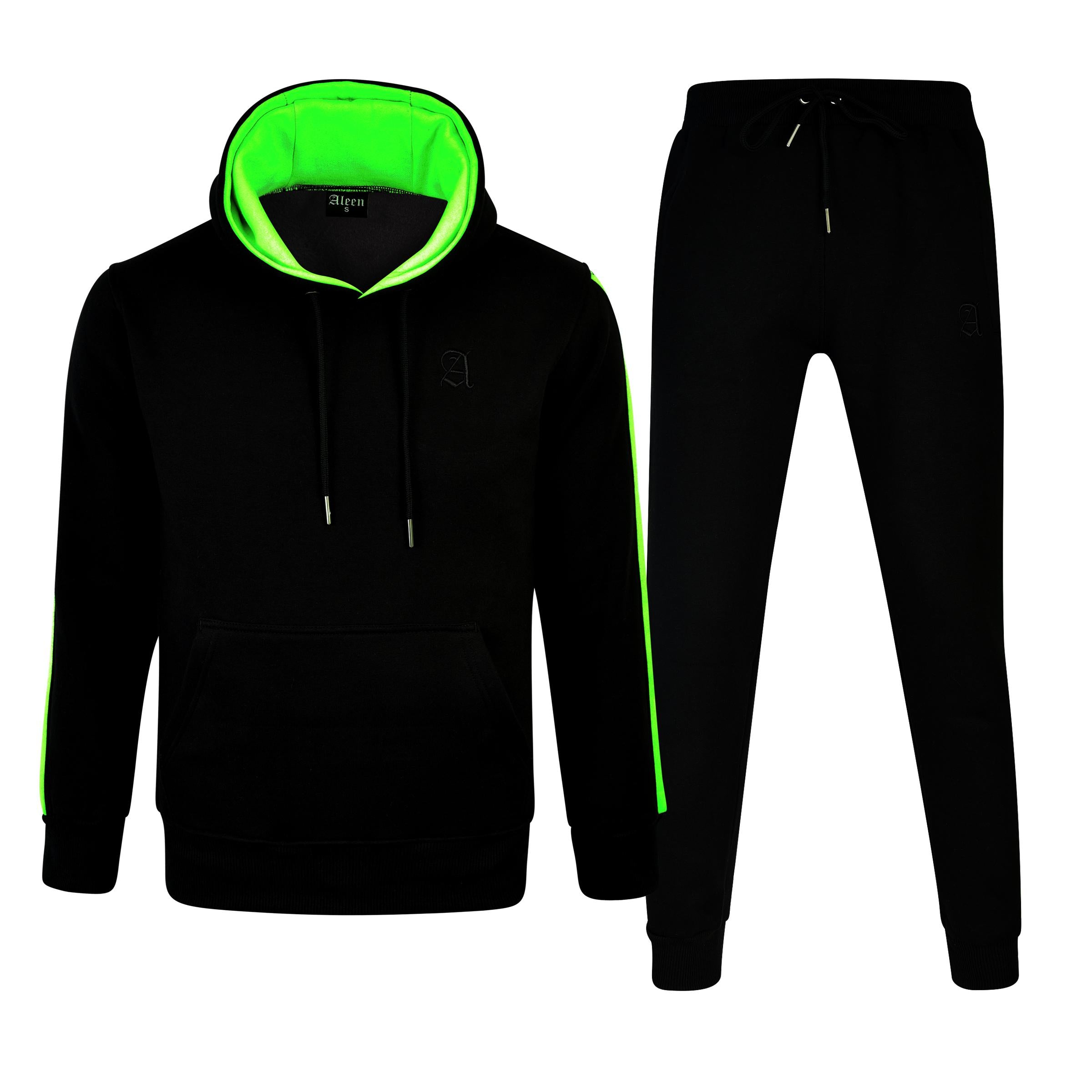 Men's Tracksuit Black and Green