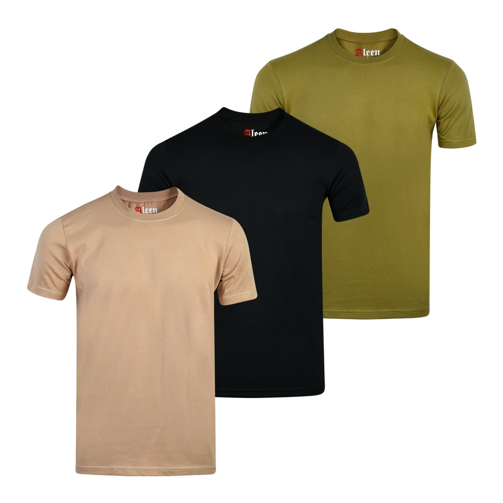 Pack of 3 Men’s cotton regular fit T shirt