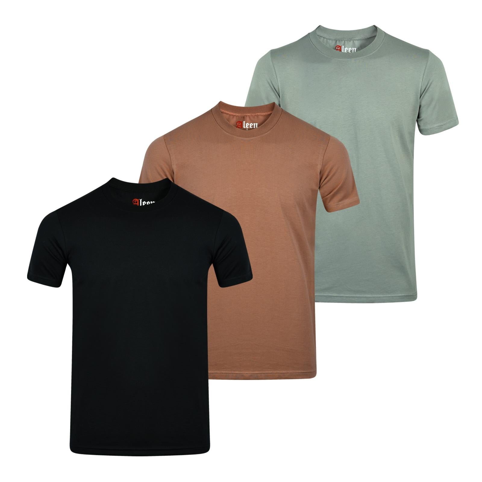 Pack of 3 Men’s cotton regular fit T shirt