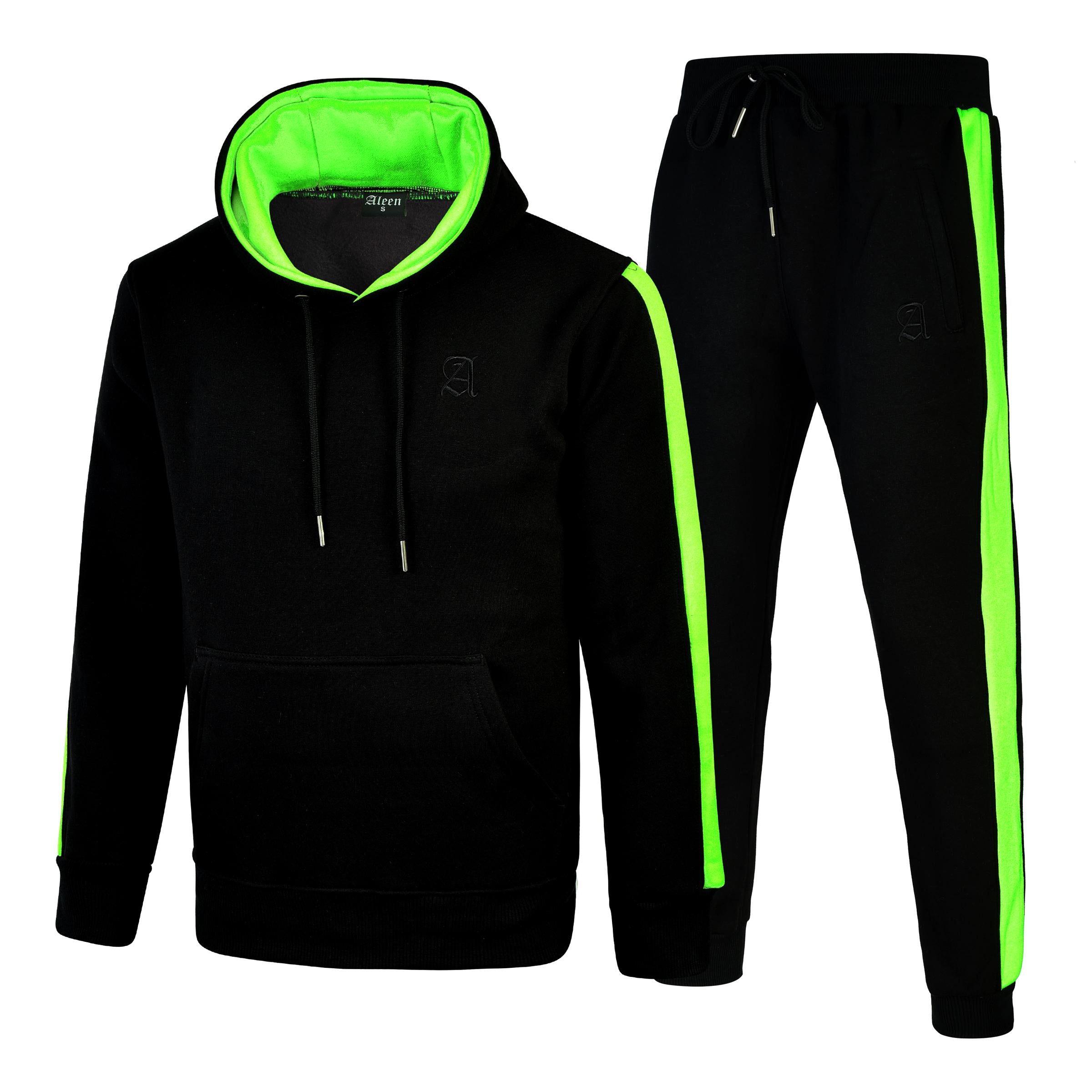 Men's Tracksuit Black and Green