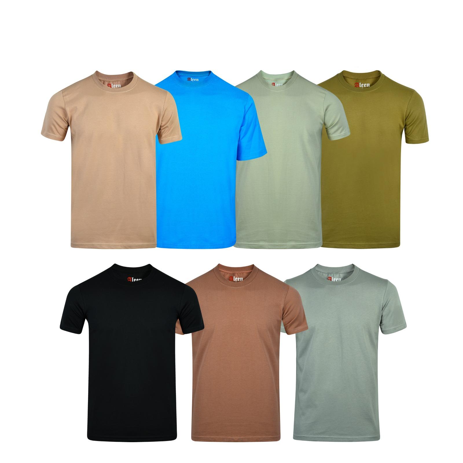 Pack of 7 Men’s cotton regular fit T shirt