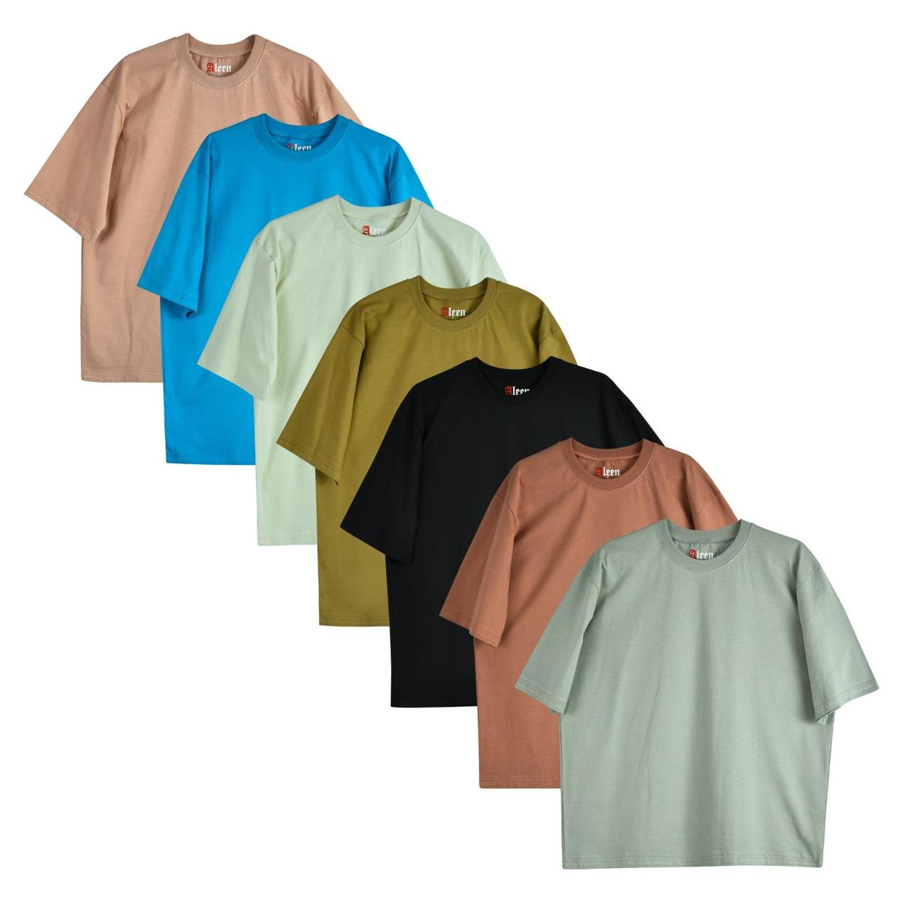 Pack of 7 Men’s cotton Oversized T shirt